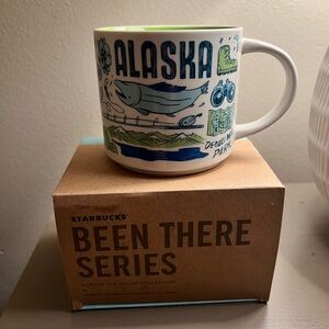 Starbucks Alaska Mug - Blue and White Design